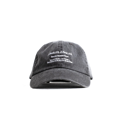 Spring Summer Cap (Washed Black)