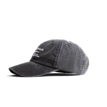 Spring Summer Cap (Washed Black)