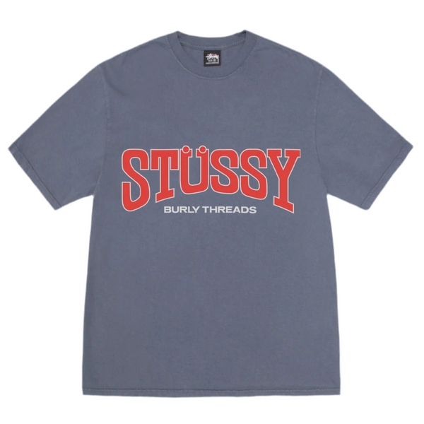 Burly Threads Tee Pigment Dyed (Indigo)