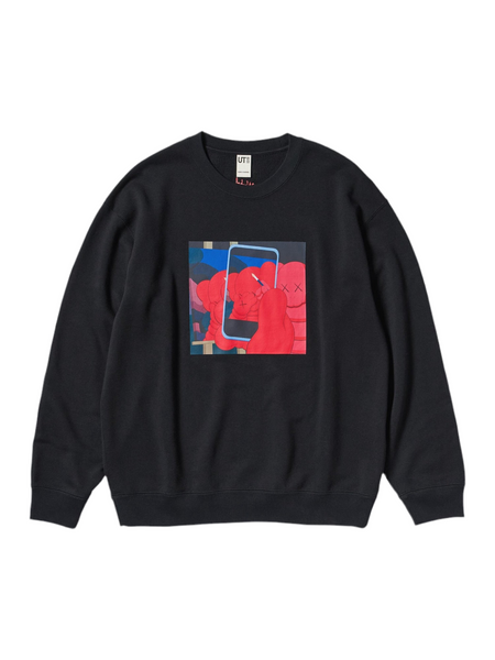 KAWS + Warhol UT Graphic Sweatshirt (Black)