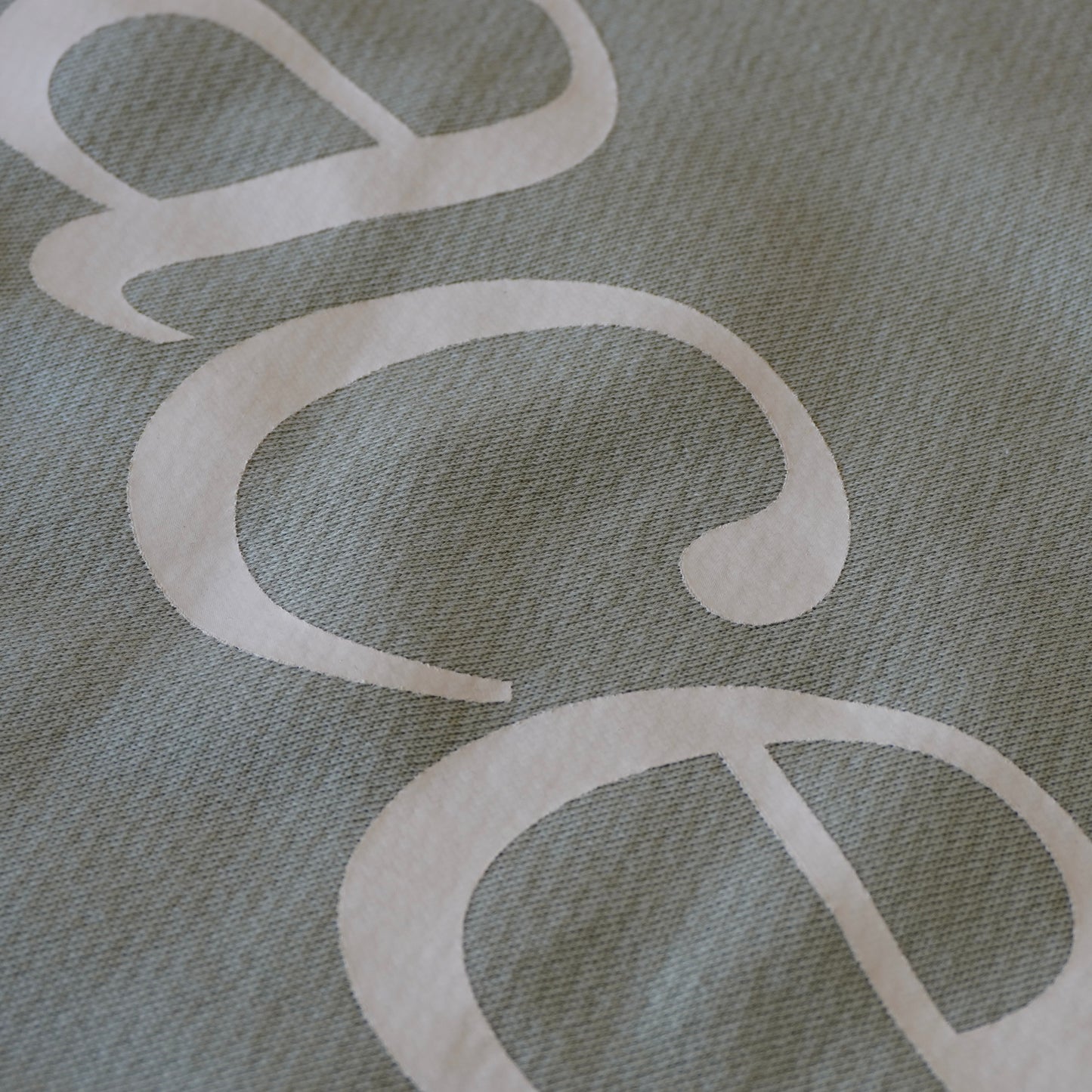 Jumbo Wordmark Crewneck (Sage)