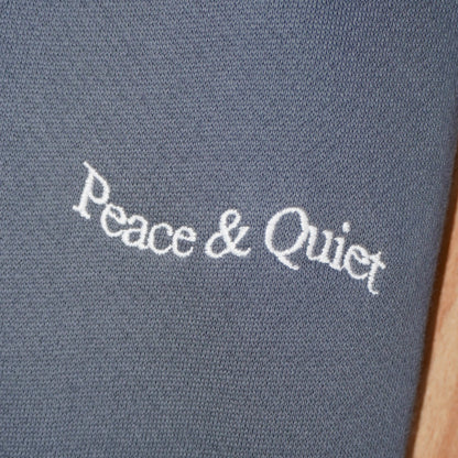 Wordmark Reverse Stitched Sweatpants (Slate)