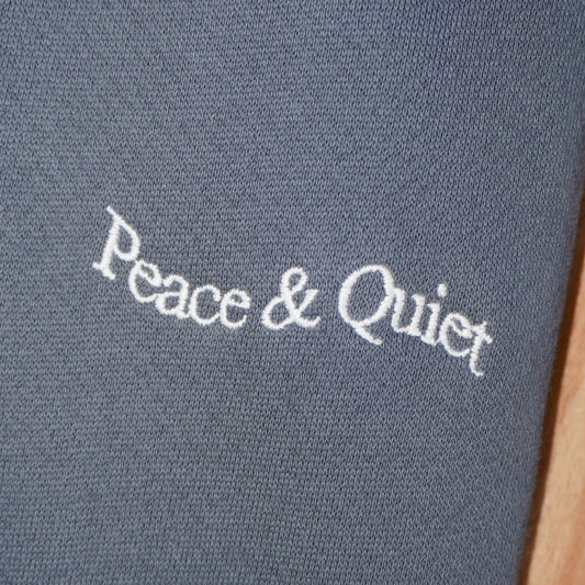 Wordmark Reverse Stitched Sweatpants (Slate)