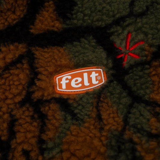 Forest Bloom Sherpa Jacket (Green Forest)