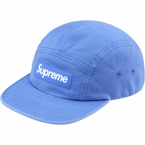 Washed Chino Twill Camp Cap (Royal)