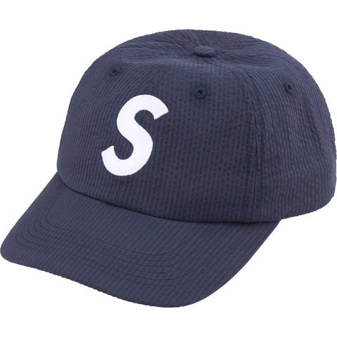 Seersucker S Logo 6-Panel (Navy)