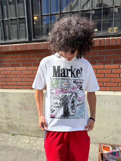 Scribbled Formula UV Tee (White)