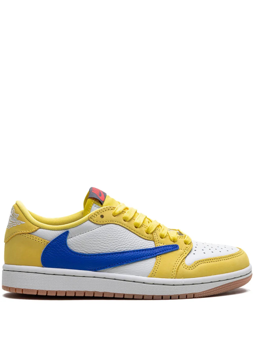 Jordan 1 Retro Low x Travis Scott "Canary" (De Uso)