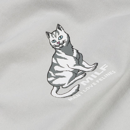 Man I Love Felines Tee (Grey)