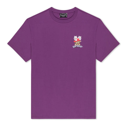 Shroom House Tee (Plum)