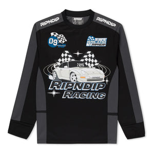 Ripnrace Long Sleeve Jersey (Black/Charcoal)