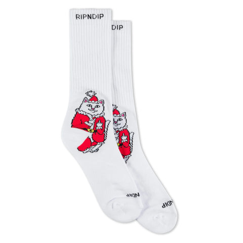 Lord Santa Socks (White)