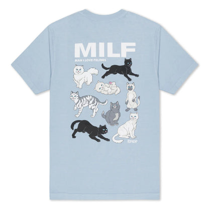 Man I Love Felines Tee (Powder Blue)