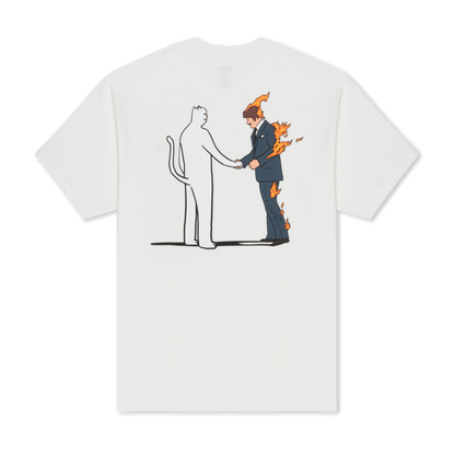 Burn Tee (Bone)