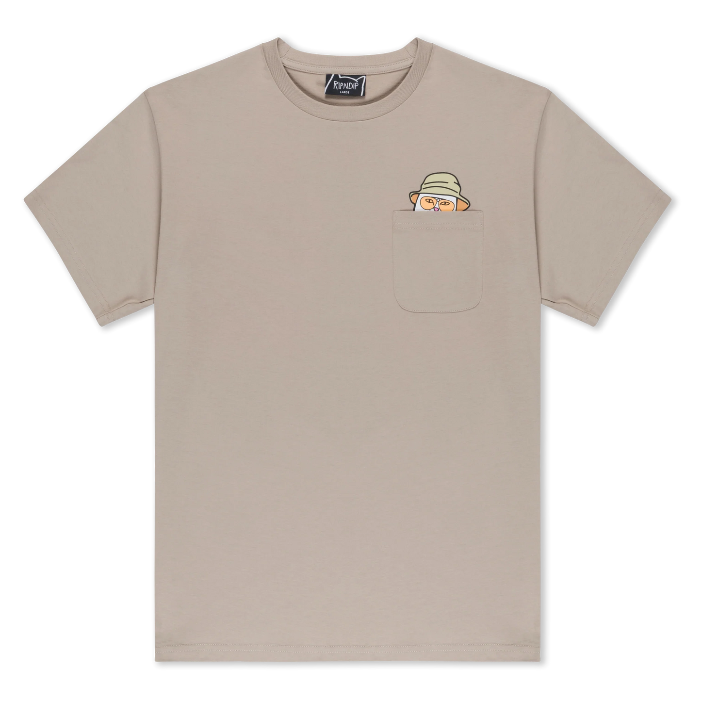 Nermal S Thompson Pocket Tee (Tan)