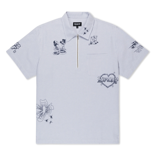 Westside Quarter Zip Shirt (Navy)