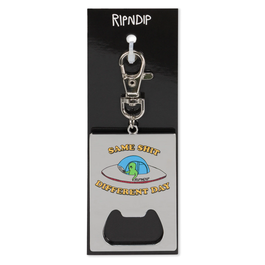 Same Shit Different Day Keychain Bottle Opener
