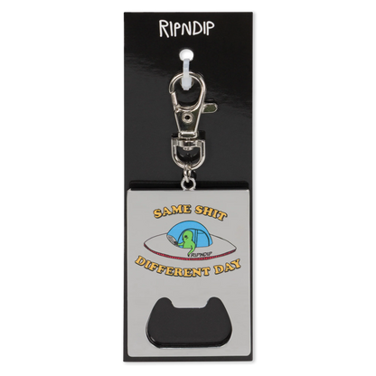 Same Shit Different Day Keychain Bottle Opener
