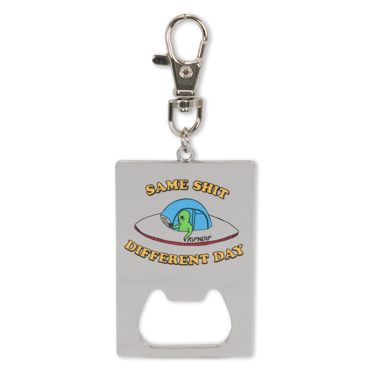 Same Shit Different Day Keychain Bottle Opener