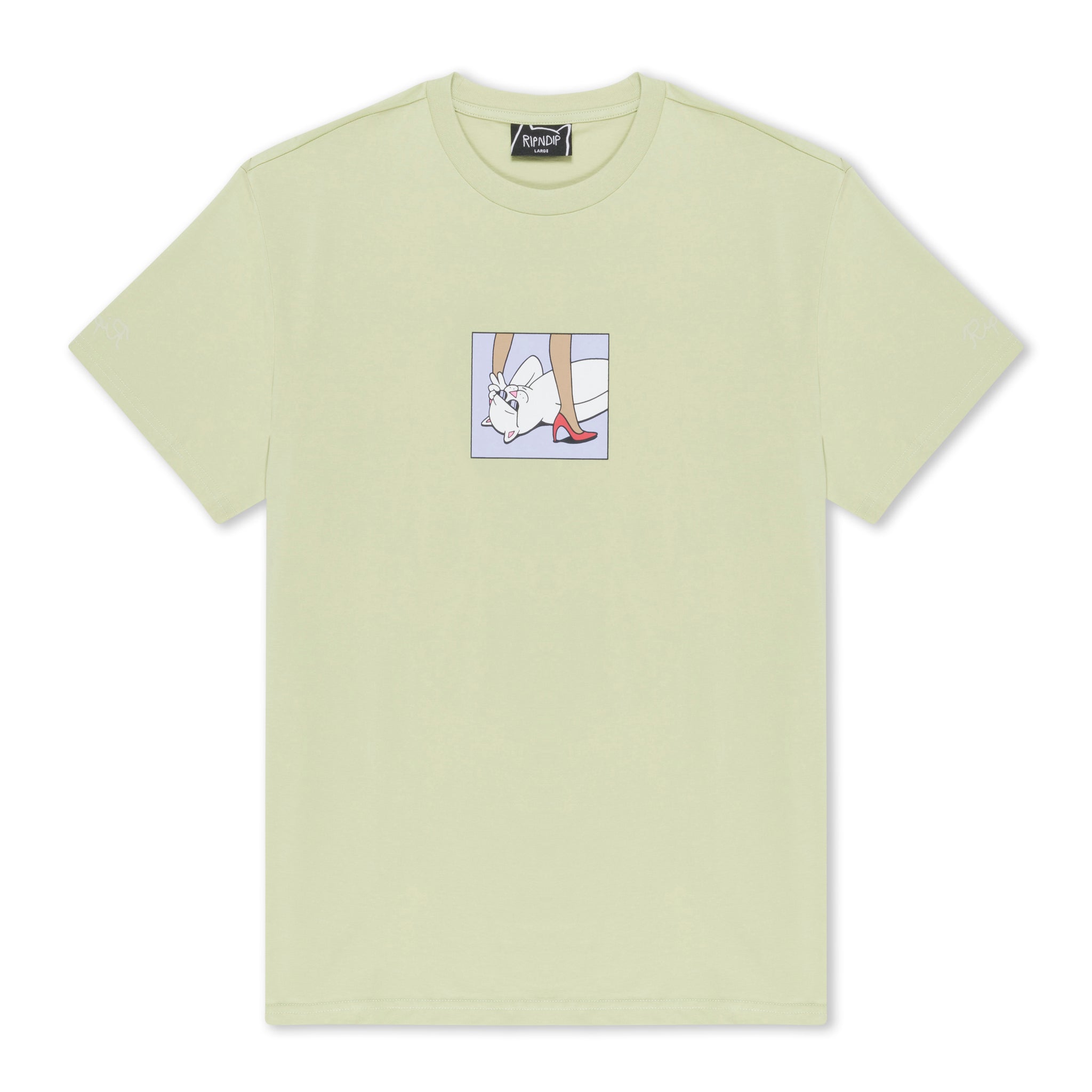 Good View Tee (Light Moss)