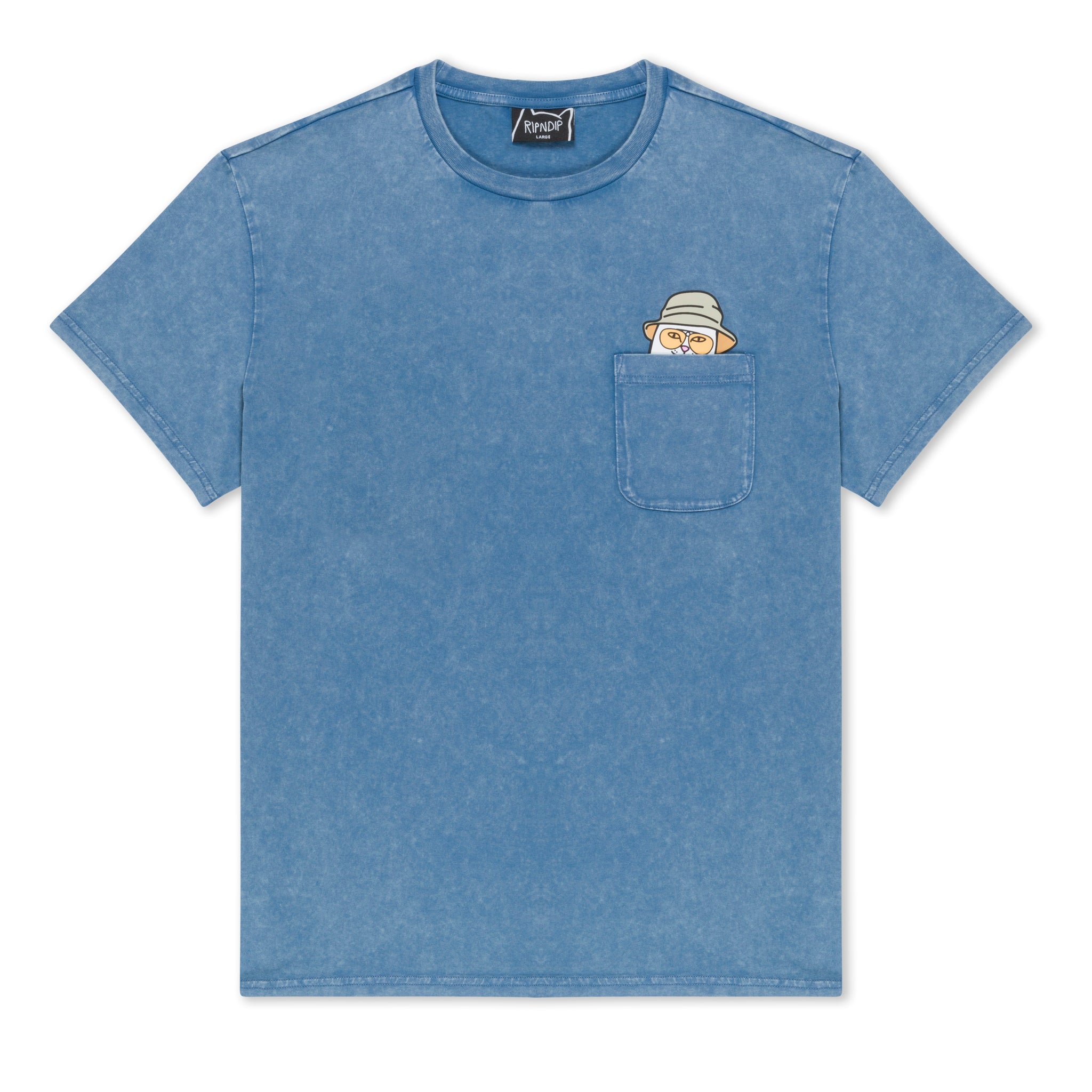 Nermal S Thompson Pocket Tee (Slate Mineral Wash)