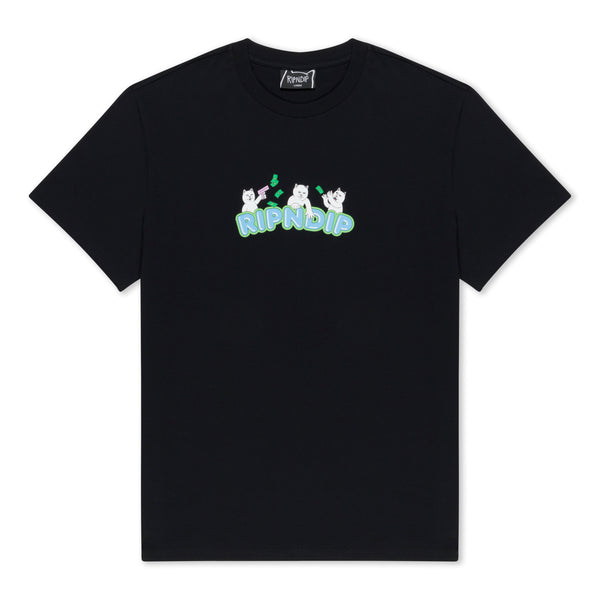 Club Cream Tee (Black)