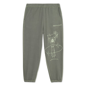 Saturn Reverse Stitch Sweatpants (Steel Grey)