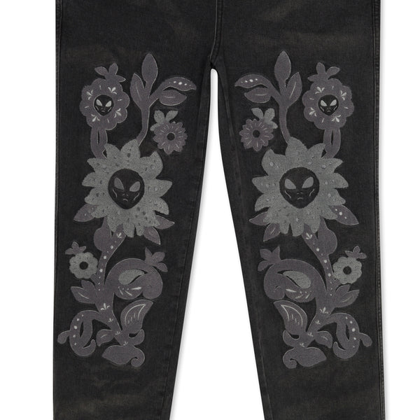 Space Garden Pants (Black Vintage Wash)