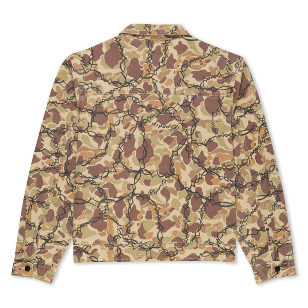 Wired Button Up Jacket (Tan Cam)