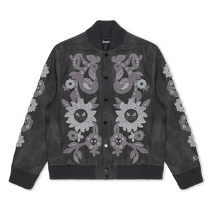 Space Garden Varsity Jacket (Black)