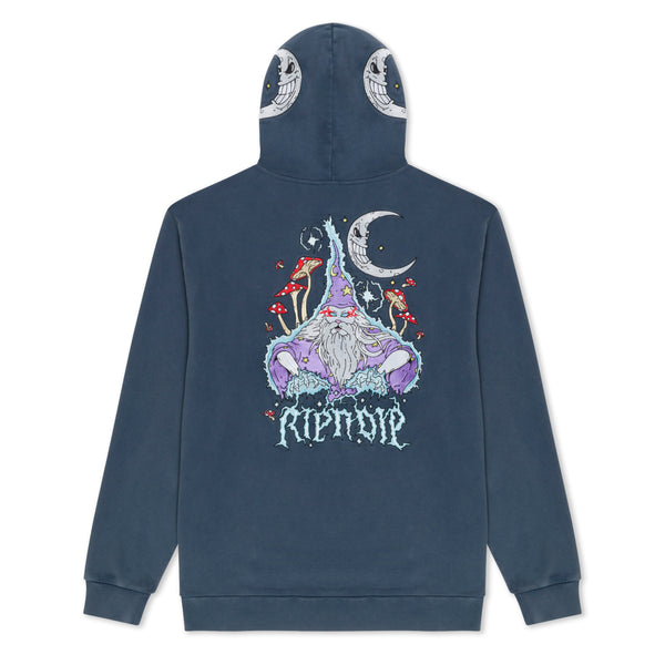 Oracle Double Hood Hoodie (Navy Mineral Wash)