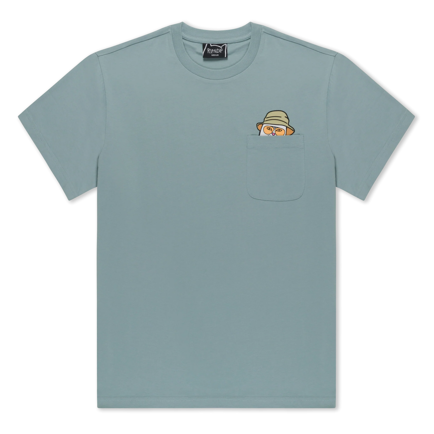 Nermal S Thompson Pocket Tee (Silver Blue)