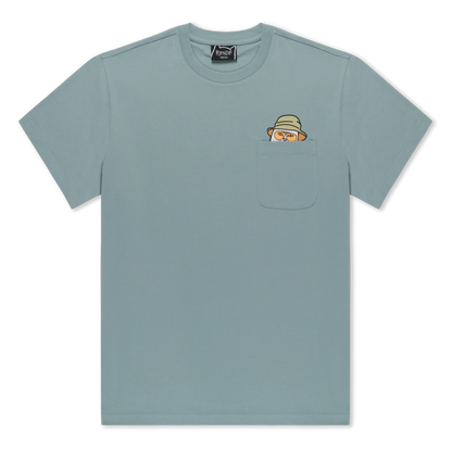 Nermal S Thompson Pocket Tee (Silver Blue)