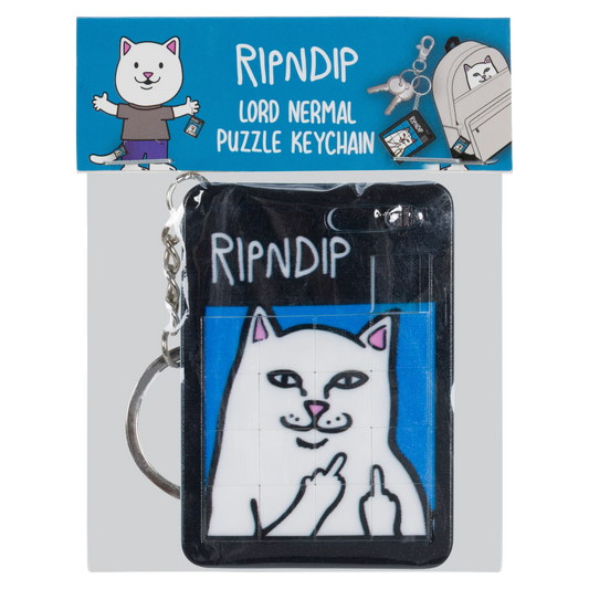 Lord Nermal Puzzle Keychain (Black)