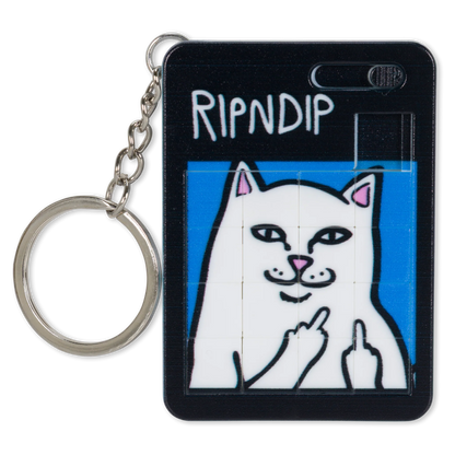 Lord Nermal Puzzle Keychain (Black)