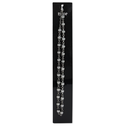 Lord Nermal Ball And Chain Necklace (Silver)