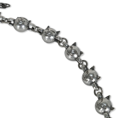 Lord Nermal Ball And Chain Necklace (Silver)