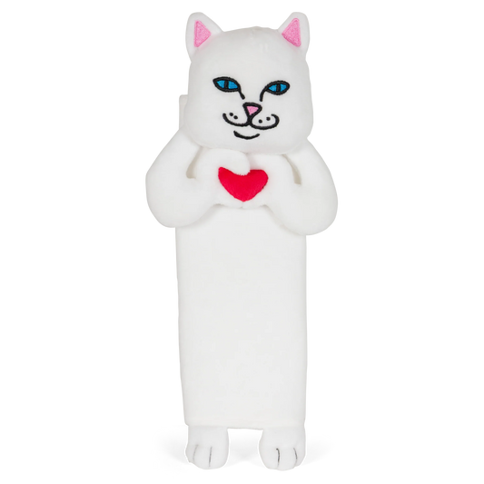 Nermal Loves Seat Belt Cover (White)