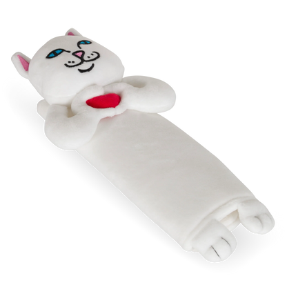 Nermal Loves Seat Belt Cover (White)