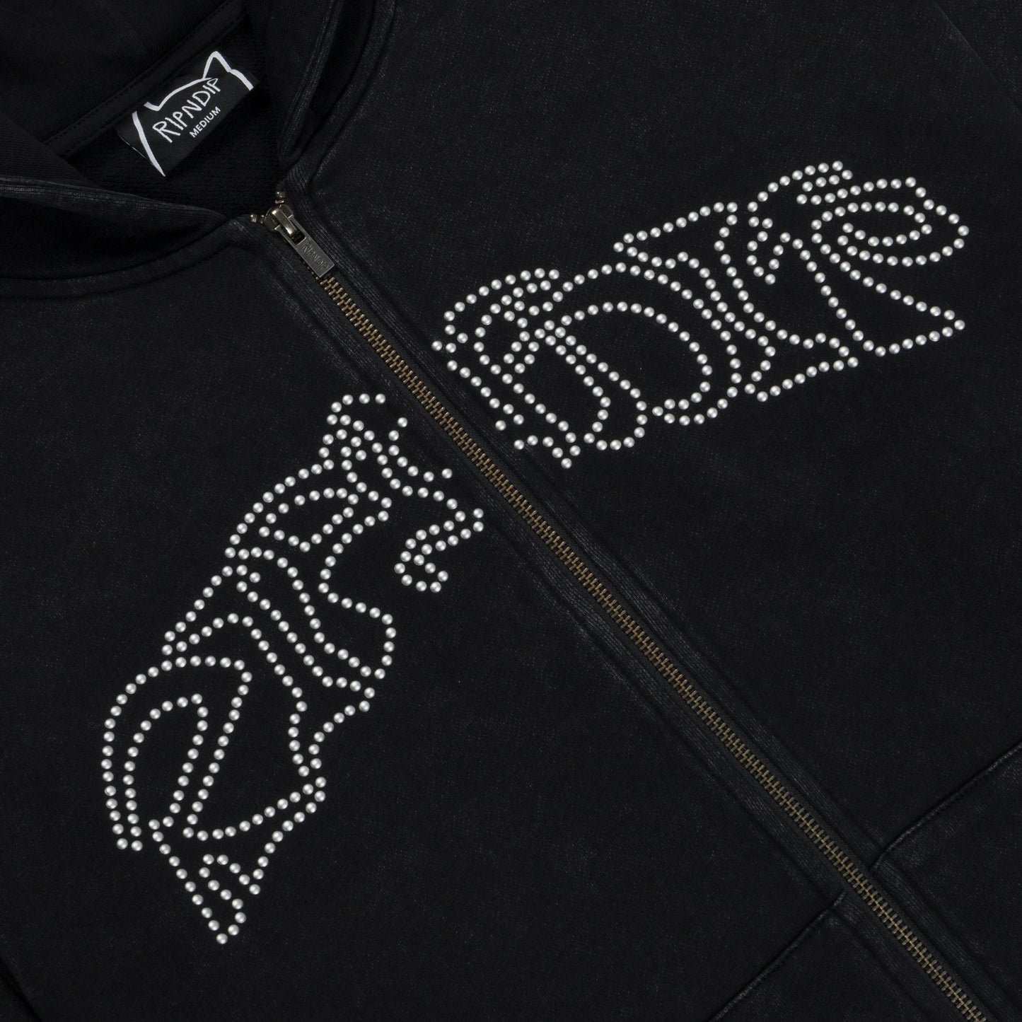 Pretty Flacko Zip Hoodie (Black Vintage Wash)