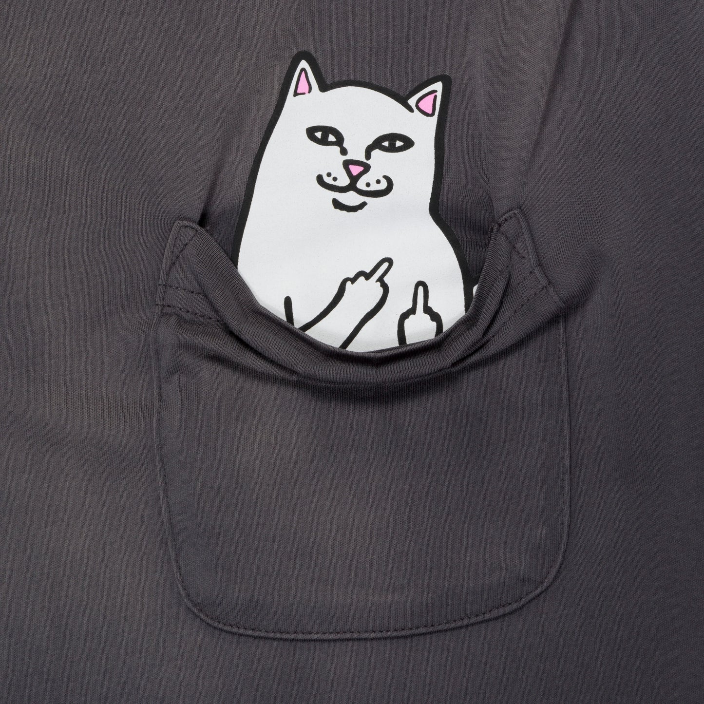 Lord Nermal Pocket Tee (Charcoal Vintage Wash)