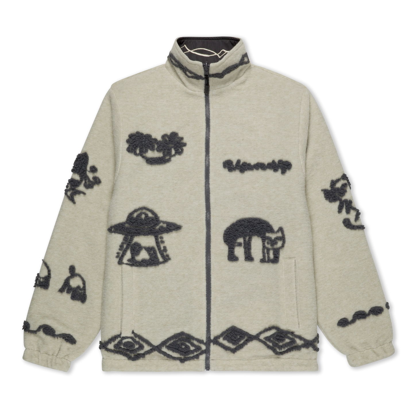 Blonded Reversible Jacket (Sand/Charcoal)