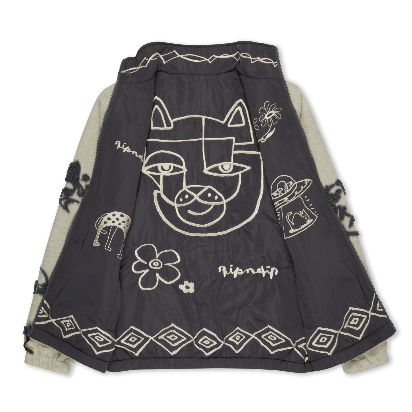 Blonded Reversible Jacket (Sand/Charcoal)