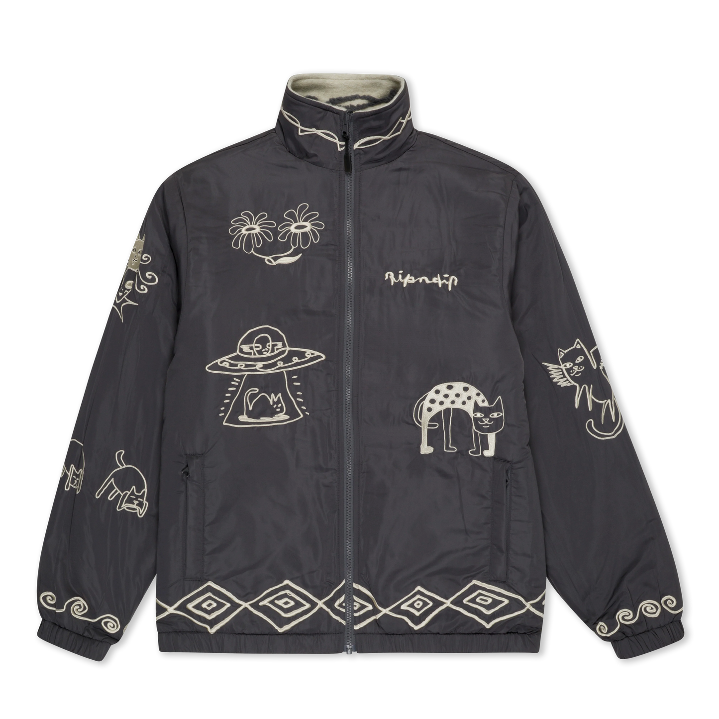 Blonded Reversible Jacket (Sand/Charcoal)