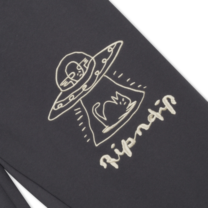 Blonded Straight Leg Sweatpants (Charcoal)