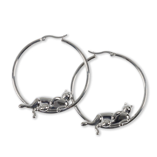 Catstanza Hoop Earrings