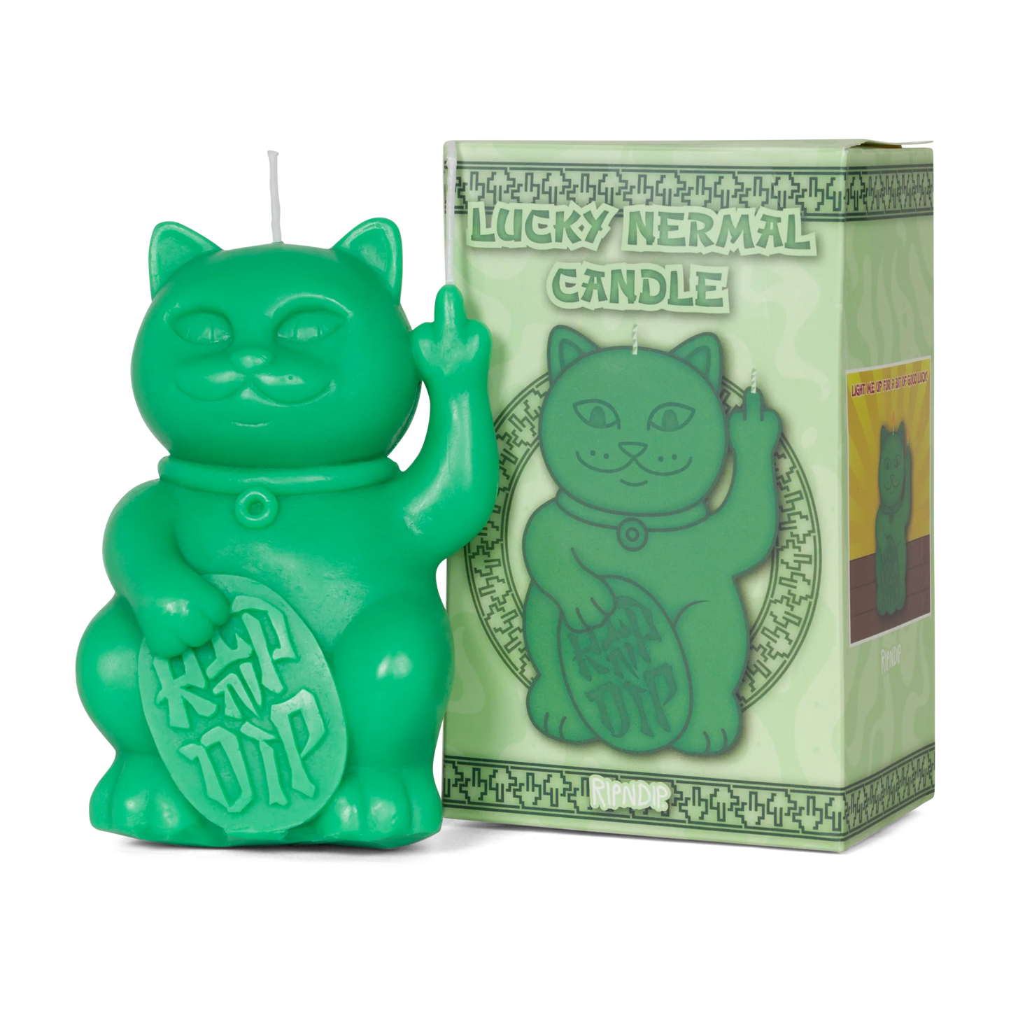 Lucky Nermal Candle (White)