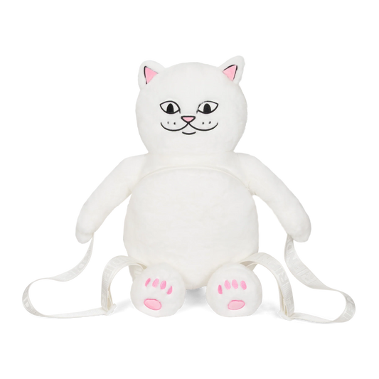 Lord Nermal Plush Backpack (White)