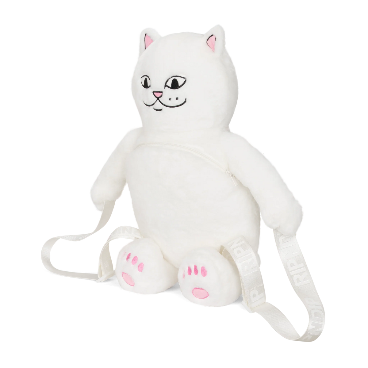 Lord Nermal Plush Backpack (White)