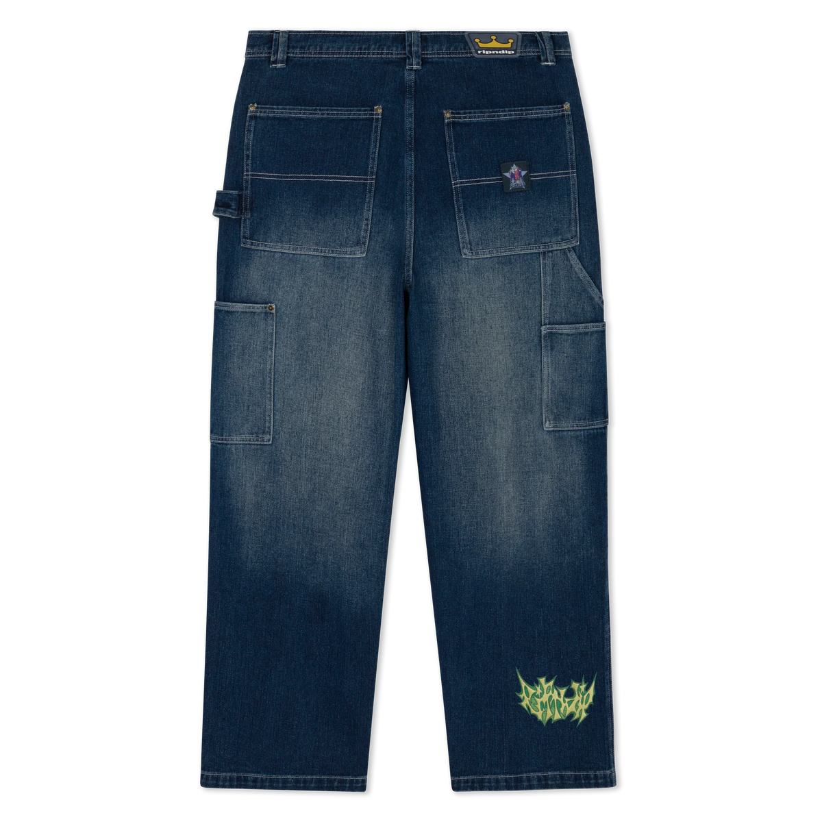 Skyline Wide Fit Carpenter Pant (Light Wash Denim)